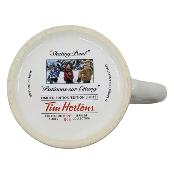 Tim Hortons Skating Pond Collector Mug Limited Edition Series Made in England - Picture 7 of 9